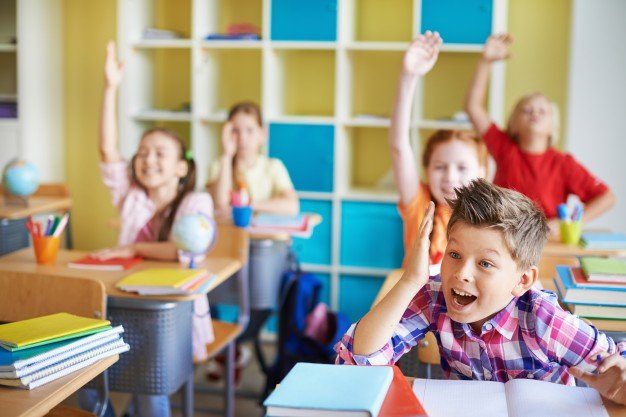 alunos e escola