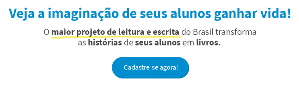 Cadastre-se aqui e aplique o projeto do Livro em 2021. 