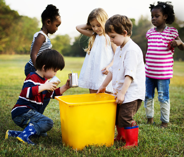 Actividades para crianças com material reciclado