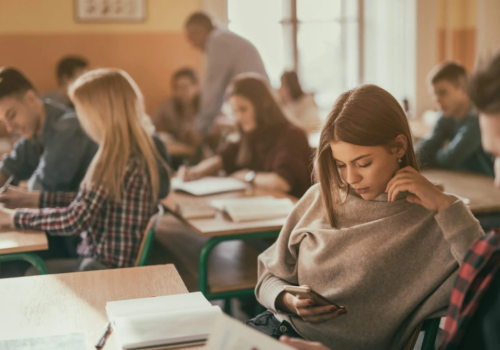 uso de celular na escola